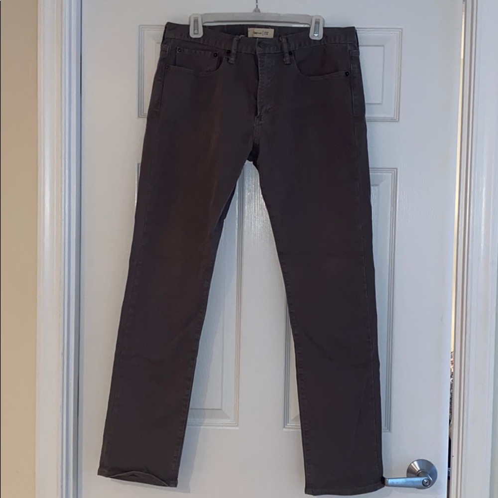 Grey Denim Pants